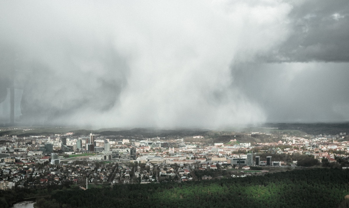 Tropical storm and hurricane Danielle